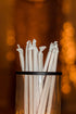 Concession Essentials Plastic Straws Wrapped 1000 Pack - 8 inch Drinking Straw, Foodservice Disposable Straws, Bulk Set (CEClear7.75wrapped-1000ct)