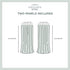 Exclusive Home Curtains Pom Pom Embellished Sheer Rod Pocket Top Curtain Panel Pair, 54x63, Winter White