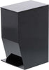 Yamazaki Home Sanitary Step Trash Can, One Gallon - Small Home Waste Bin, Black