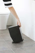 Yamazaki Home Sanitary Step Trash Can, One Gallon - Small Home Waste Bin, Black
