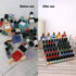 Kingtaily Nail Polish Organizer 72 Bottles of 6 Layers Acrylic Display Rack Storage Rack, Clear Essential Oil Stand Holder
