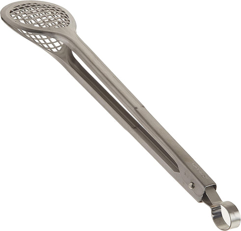 Cuisipro Stainless Steel Wide Grill/Fry Tongs, 12-Inch
