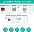 16 Pack Vacuum Storage Bags, Space Saver Bags (2 Jumbo/2 Large/3 Medium/3 Small/6 Roll) Compression Storage Bags for Comforters and Blankets, Vacuum Sealer Bags for Clothes Storage, Hand Pump Included