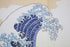 Denelchon Made in Japan Noren Curtain Tapestry Ukiyoe Hokusai The Great Wave Kanagawa