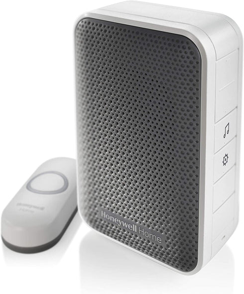 Honeywell Home RDWL311A2000/E Doorbell Portable Wireless Doorbell & Push Button-3 Series, Gray