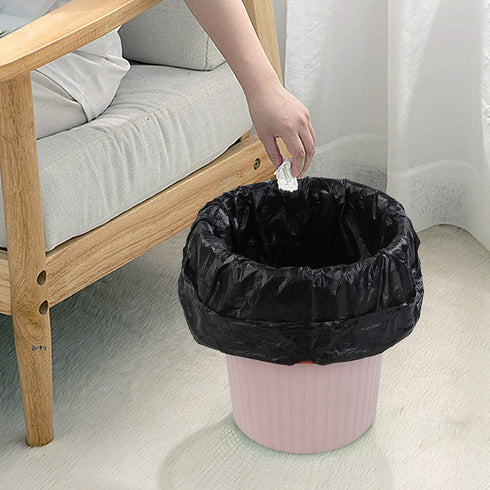 Xowine 3 Gallon Drawstring Trash Bags, Black Garbage Bag, 105 Counts