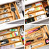Unibambou Bamboo Utensil Drawer Organizer, Silverware Tray Organizer, Kitchen Drawer Organizer for Flatware Cutlery, Silverware Tray for Drawer (Natural)