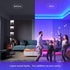 Lepro LED Strip Lights, 39.4Ft RGB LED Strips, 5050 SMD LED Color Changing Strip Light with 44 Keys Remote Controller and 24V Power Supply, LED Lights for Bedroom, Home, TV Backlight