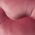 Ashler 3D Lips Throw Pillows Smooth Soft Velvet Insert Included Cushion for Couch Bed Living Room, Pink, 20 X 11 inches