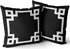 LEKAIHUAI Home Decoration Throw Pillow Covers Greek Key Border Black and White Pillowcases Square Two Sides Print 22x22 Inches Set of 2