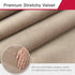 maxmill Velvet Stretch Chair Sofa Slipcovers 2 Pieces Armchair Covers Couch Slipcover with Individual Cushion Cover Plush Sofa Cover Furniture Protector with Elastic Bottom, Armchair, Taupe