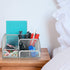 MDHAND Office Desk Organizer and Accessories, Mesh Desk Organizer with 6 Compartments + Drawer