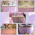 Pink Tulle Table Skirt Tutu Table Skirts for Rectangle Tables 6ft Baby Shower Girl Unicorn Party Wedding Princess Birthday