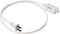 Amazon Basics 3-Foot 2-Prong Indoor Extension Cord Power Strip - Standard Plug - 13 Amps, 1625 Watts, 125 VAC - 2-Pack, White