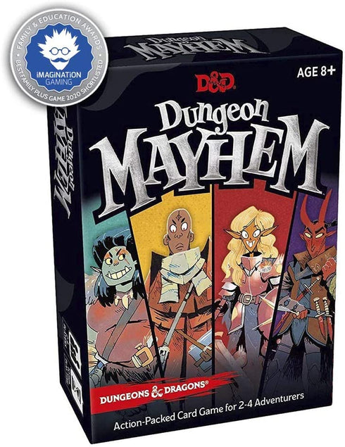 Dungeon Mayhem | Dungeons & Dragons Card Game | 2–4 Players, 120 Cards