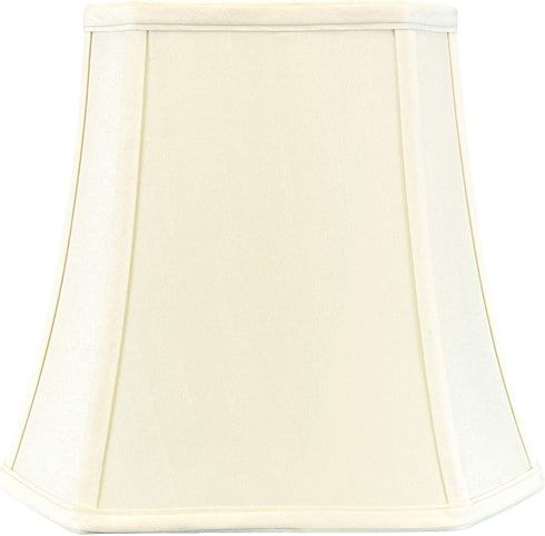 Royal Designs, Inc BSO-705-10EG Square Cut Corner Bell Lamp Shade, BSO-705, Eggshell