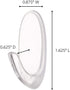Command Clear Medium Hooks, 7 Hooks, 12 Strips - Easy to Open Packaging, Organize Damage-Free