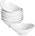 LIFVER Soy Sauce Dish Ceramic, Dipping Bowls, Serving Bowls for Side Dishes, Dip Bowls 3 Oz, Charcuterie Board Bowls Gravy Boat, Dipping Sauce Dish Porcelain, Set of 8, White