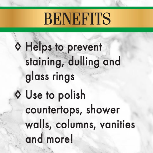Stone Care International Granite Stone Cleaner and Polish Combo for Granite Marble Soapstone Quartz Quartzite Slate Limestone Corian Laminate Tile Countertop