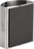 iDesign Forma Magnetic Modern Pen and Pencil Holder, Metal Writing Utensil Storage Organizer for Kitchen, Locker, Home, or Office, 3.25" x 1.75" x 3.50", Brushed Stainless Steel