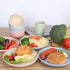 8.8 Inches Unbreakable Wheat Straw Plates - Reusable Plate Set - Dishwasher & Microwave Safe - Perfect for Dinner Dishes - Healthy for Kids Children & Adult, BPA Free & Eco-Friendly (8.8 Inches)