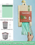1.2 Gallon Small Trash Bags Drawstring Trash Bags, 250 Counts Compostable Car Trash Bags, Fit 4.5-6 Liters Mini Trash Bags, 1 Gallon Bathroom Trash Can Bin Liners, Small Plastic Bags For Home Kitchen Office