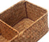Seagrass Storage Basket Woven Shelf Baskets for Bathroom Vanity Dresser Organizer 14.6inch x 4.7inch x 3.1inch