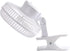 Genesis 6-Inch Clip Convertible Table-Top & Clip Fan Two Quiet Speeds - Ideal For The Home, Office, Dorm, More White (A1CLIPFANWHITE)