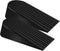 Big Door Stopper 2 Packs Heavy Duty Wedge Rubber Door Stop Works on All Floor Surfaces Height up to 1.9 Inches Non-Scratching Doorstops Special for Home Office School Heavy Door (Black)