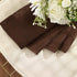 MIULEE 2 Panels Chocolate Brown Semi Sheer Window Curtains Elegant Grommet Top Window Voile Panels/Drapes/Treatment Linen Textured Panels for Bedroom Living Room (54X96 Inches)