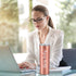 Boss Day Gifts, Boss Lady Skinny Tumbler, Christmas Birthday Boss Gifts for Women Boss Lady Female Coworkers Mom Manager Director Friends, 20 Oz Stainless Steel Insulated Tumbler with Lids, Rose Gold