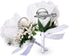 Men Wedding Boutonniere Wedding Flowers Buttonholes Accessories Groom Groomsman Prom Party Suit Decoration (8, White 7)