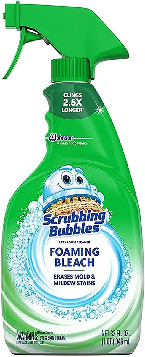 Scrubbing Bubbles Foaming Bathroom Cleaner with Bleach - 32 Fl oz - 2 pk