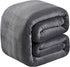 Soft Queen Size Blanket for Fall Winter Spring All Season 350GSM Thicken Warm Fuzzy Microplush Lightweight Thermal Fleece Summer Autumn Blankets for Couch Bed Sofa SOFTCARE Dark Gray 90"*90"