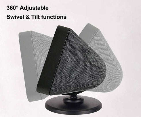 Stand for Echo Show 5 (1st Gen and 2nd Gen) by AutoSonic, Compatible with Alexa Show 5, Magnetic,Swivel and Tilt, Black