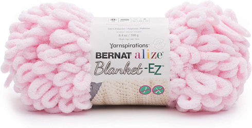 Bernat Alize Blanket-EZ Yarn, Powder Pink