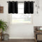 MRTREES Blackout Tier Curtains Black 24 inch Length Kitchen Tiers Short Cafe Curtains Triple Weave Bathroom Small Window Treatments Grommet Top 2 Panels