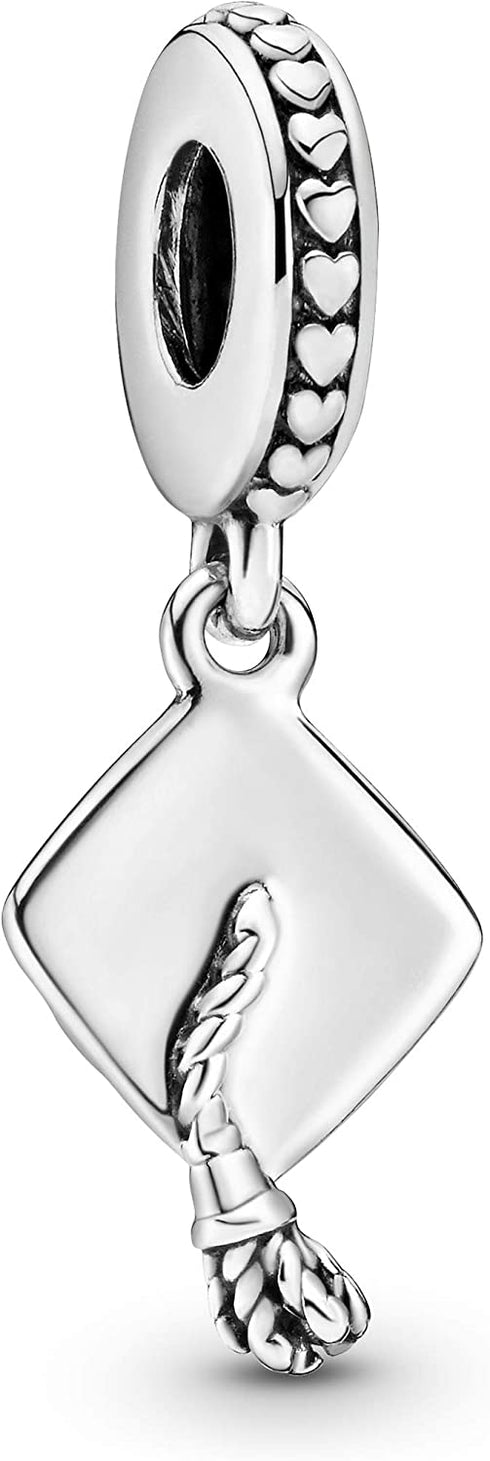 PANDORA Jewelry Graduation Sterling Silver Charm