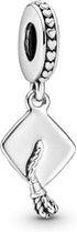 PANDORA Jewelry Graduation Sterling Silver Charm