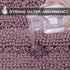 NICETOWN Bath Rugs Ultra Thick and Soft Texture Chenille Plush Striped Floor Mats Bath Rug with Non-Slip Backing Microfiber Hand Tufted Door Mat for Entryway (Mauve, Pack 2-20" x 32"/24" x 24" U)