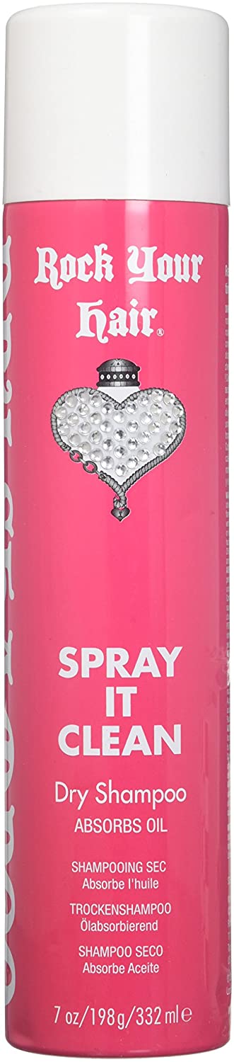 ROCK YOUR HAIR Spray It Clean Instant Dry Shampoo, 7 Ounce