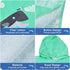 SearchI Kids Hooded Bath Towel, Soft Cotton Beach Swim Pool Poncho Bath Towel for Boys Girls Age 2 to 6 Years Green Whale, 23 x 24 inches