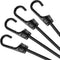 ZHOUBIN 60 Inch Black Bungee Cords with Hooks Heavy Duty, 2 Pack
