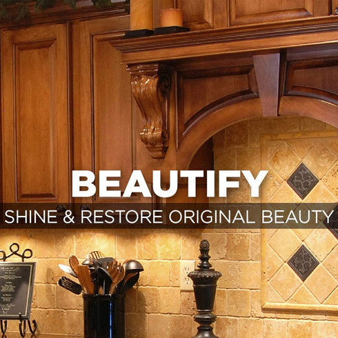 Weiman Wood Cleaner and Furniture Polish Spray - 16 Fluid Ounce (Microfiber Cloth)