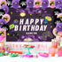 Video Game Birthday Party Decorations, Game On Birthday Party Supplies for Boys and Girls, Purple Gaming Themed Party Supplies, 52 Piece Gamer Birthday Decorations for Game Fans