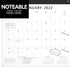 2022 Desk Calendar by AT-A-GLANCE, Monthly Desk Pad, 21-3/4" x 17", Standard, Elevation (SK752400)