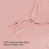 Basic Beyond Duvet Cover Queen Size, Washed Microfiber Coral Pink/Grey Duvet Cover Set with Coconut Button Closure - 3 Pieces (1 Duvet Cover & 2 Pillowcases)