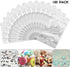 100 PCS Resealable Mylar Bags Stand Up Foil Bags (5.9 x 8.7Inches)