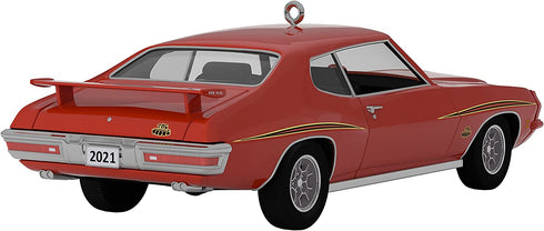 Hallmark Keepsake Christmas Ornament 2021, 1971 Pontiac GTO Judge Classic American Cars, Metal