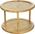 Greenco Premium Bamboo 2 Tier Lazy Susan Turntable